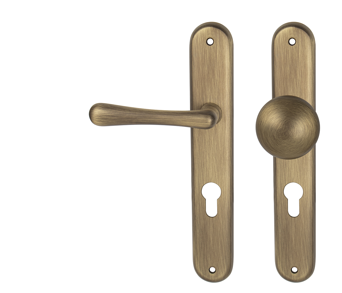 MP - ELEGANT - SO guľa/kľučka ľavá PZ 72 mm Bronz matný