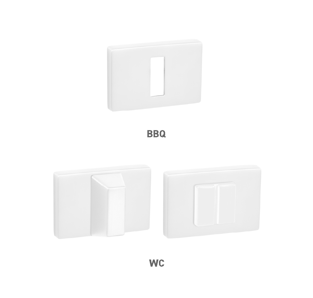 Rozeta ku kľučke MPK - ROZETA - RT ANITA BIM - biela matná (WP) | MP-KOVANIA.sk