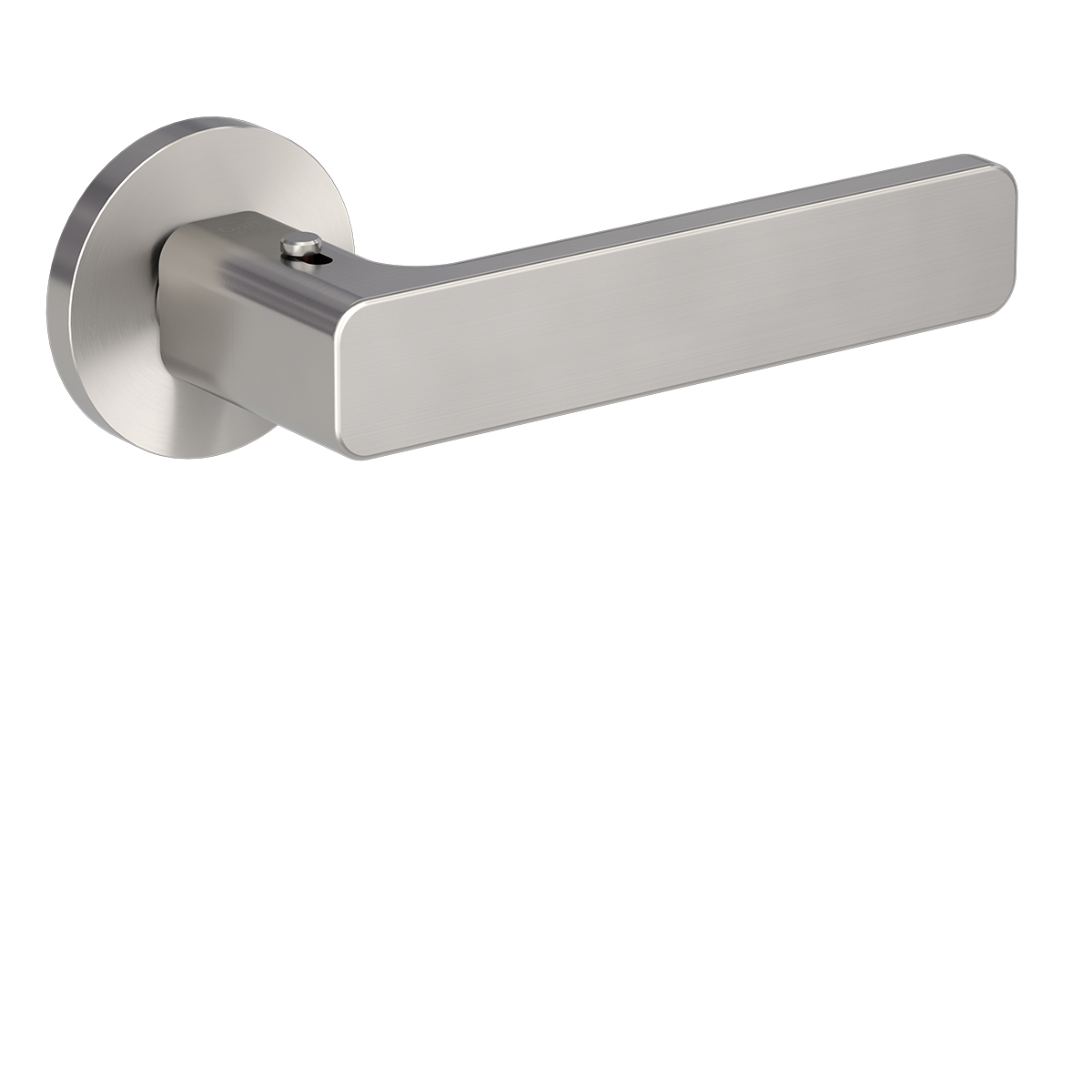 Kľučka na dvere GK - VAYA 265 MINIMAL MODERN - R S2L s uzamykaním NIM - nikel matný (SG) | MP-KOVANIA.sk