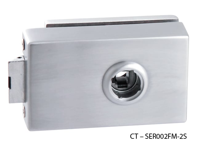 E-shop CT - 7000 Kovanie na sklenené dvere kovanie s WC kľúčom, CT - SER002WC-2S