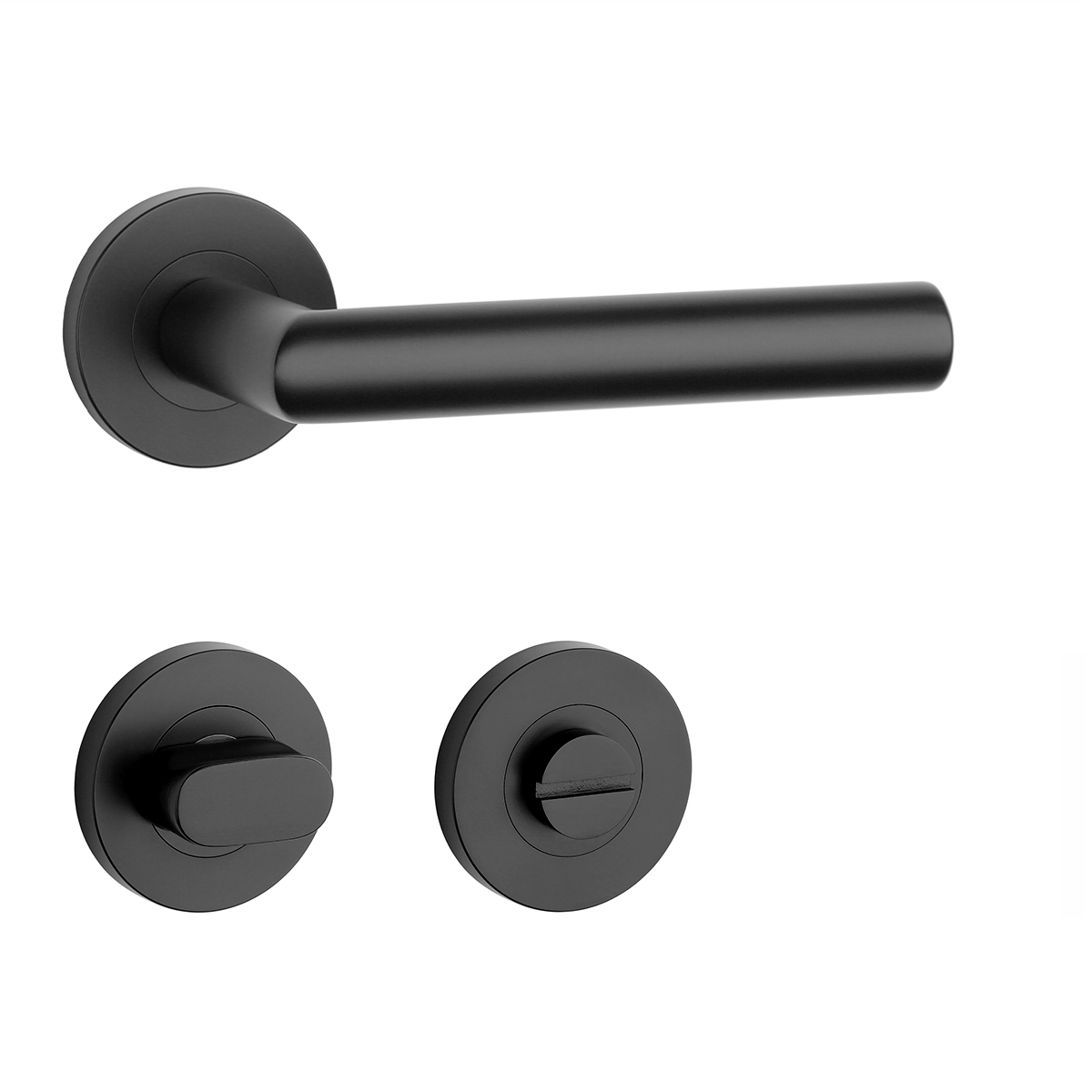 SH - OVAL - R 1740 PRO kľučka/kľučka Čierna matná