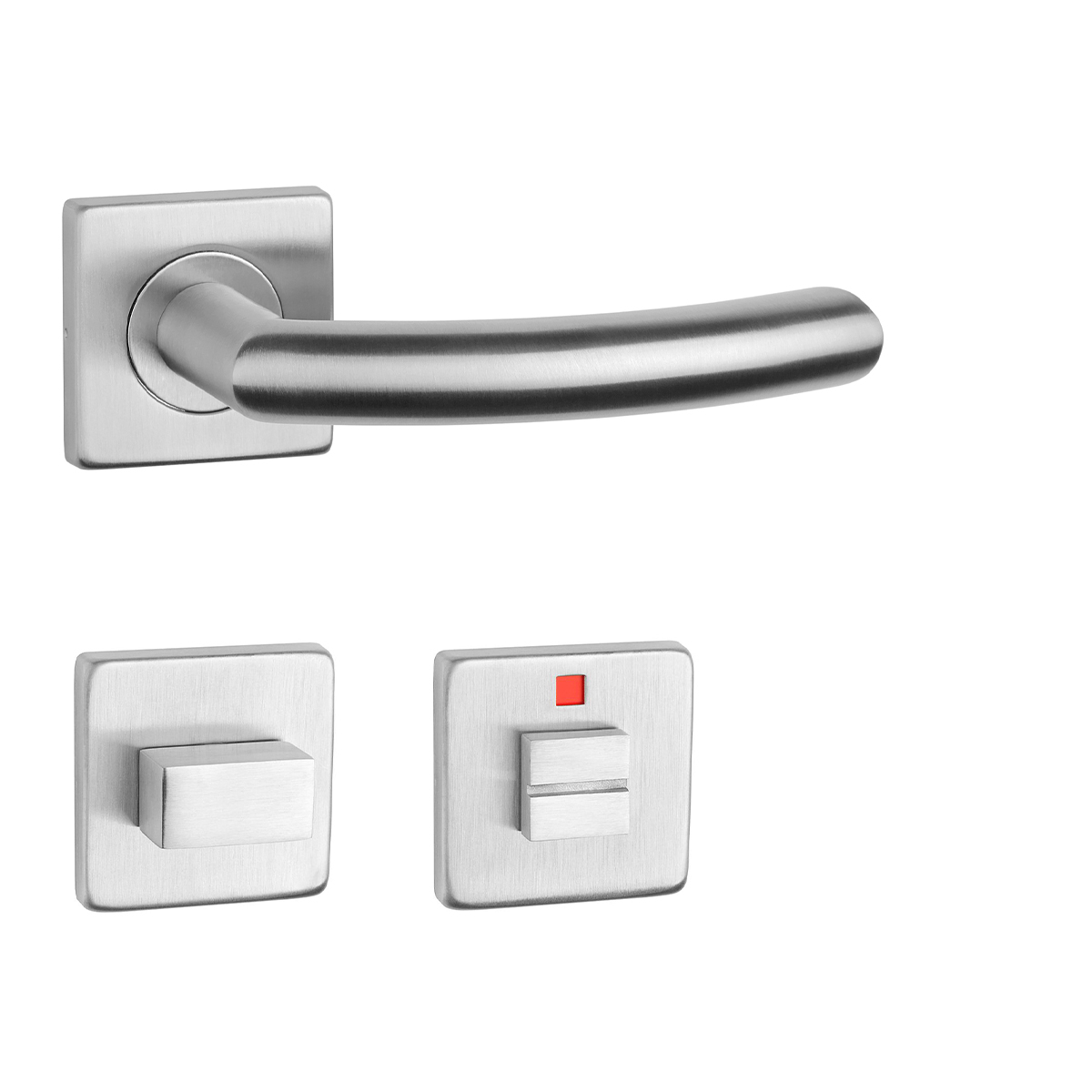 SM - KVADRAT - HR 1707 kľučka/kľučka Nerez matná