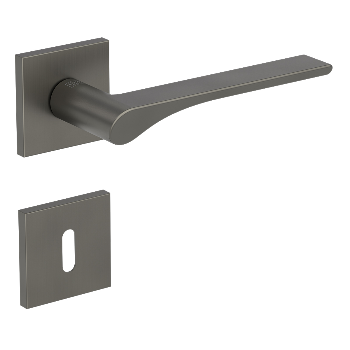 Kľučka na dvere GK - VAYA 261 LEAF LIGHT - HR ANM - antracit matný (KG) | MP-KOVANIA.sk