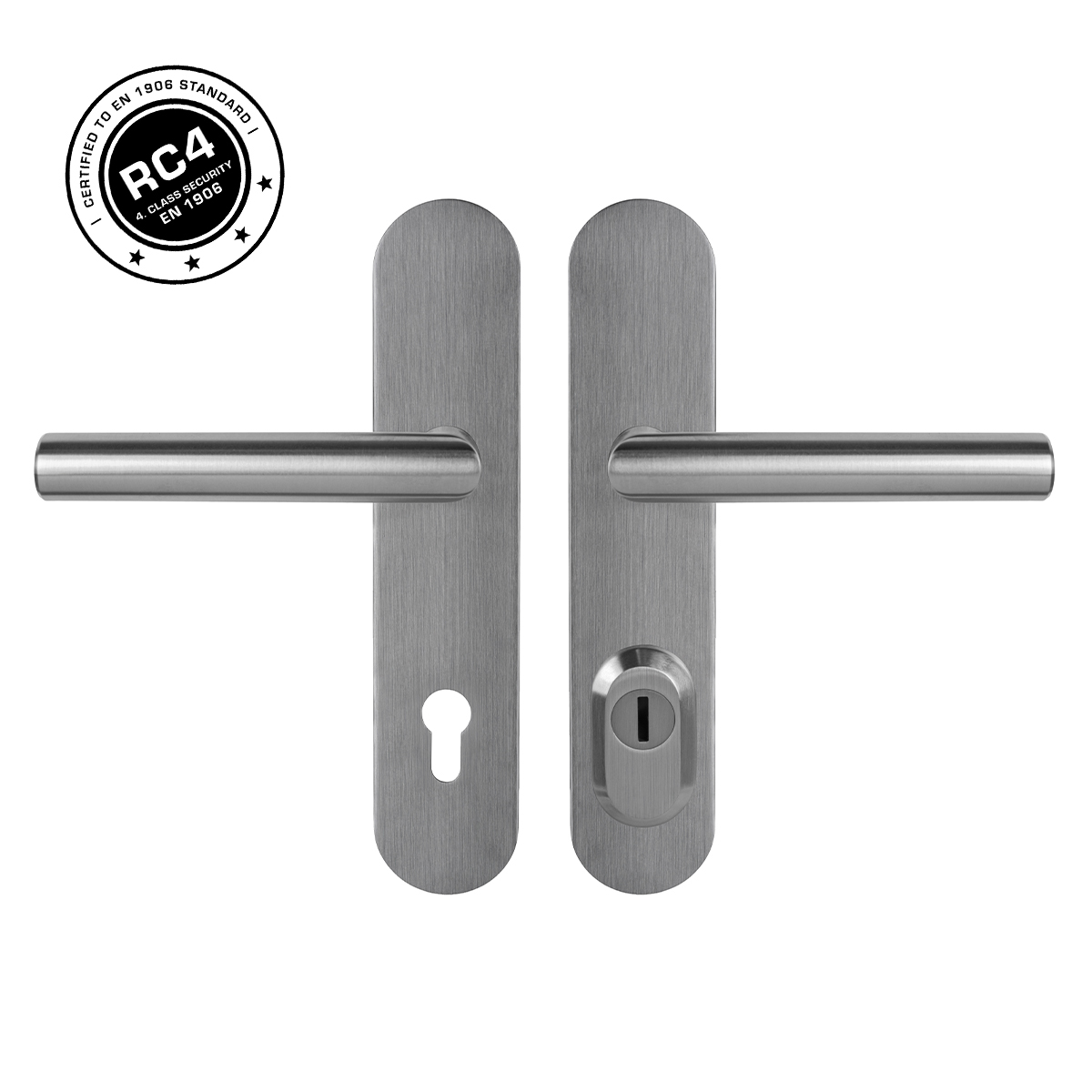 MPK - SECURO S01 PLUS - SO FAVORIT kľučka/kľučka 72 mm Nerez matná