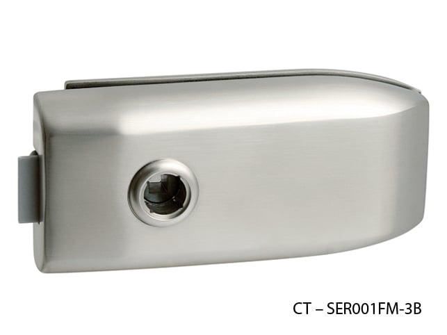 CT - 6000 Kovanie na sklenené dvere kovanie bez otvoru na kľúč , CT - SER001FM-3B