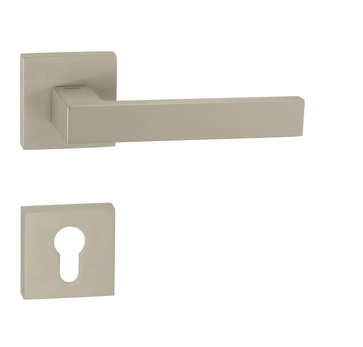 TI - SQUARE - HR 2275Q kľučka/kľučka Nikel matný