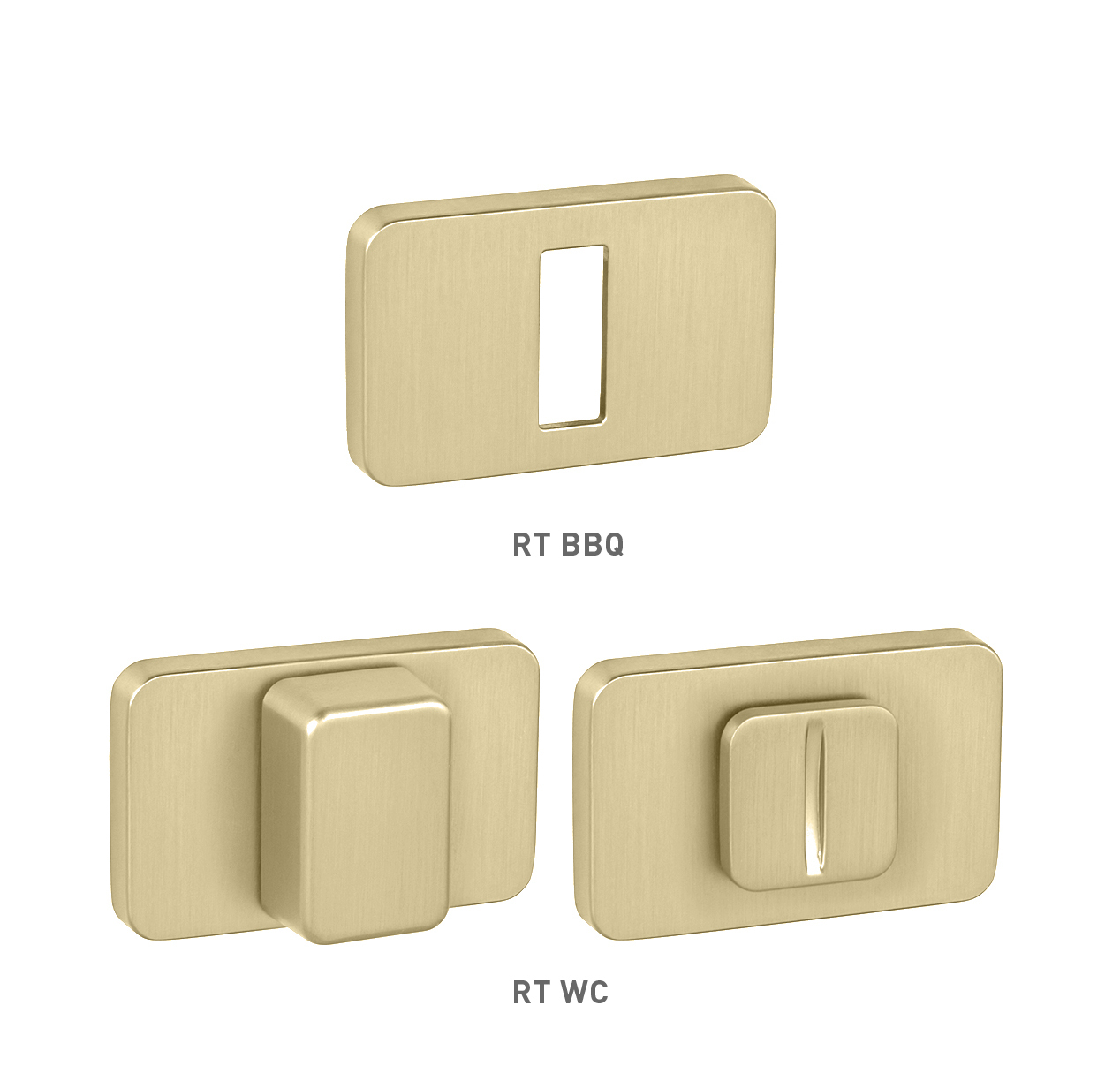 Rozeta ku kľučke MPK - ROZETA GRANDERA - RT ZLM - zlatá matná (MSG) | MP-KOVANIA.sk