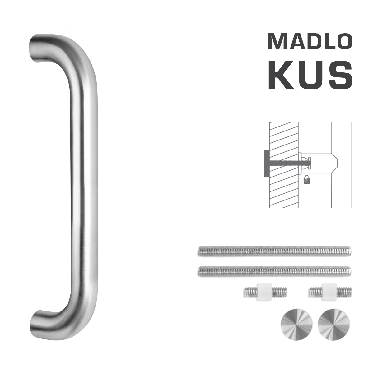 FT - MADLO kód K01 Ø 30 mm UN ks Ø 30 mm, 600 mm, 630 mm