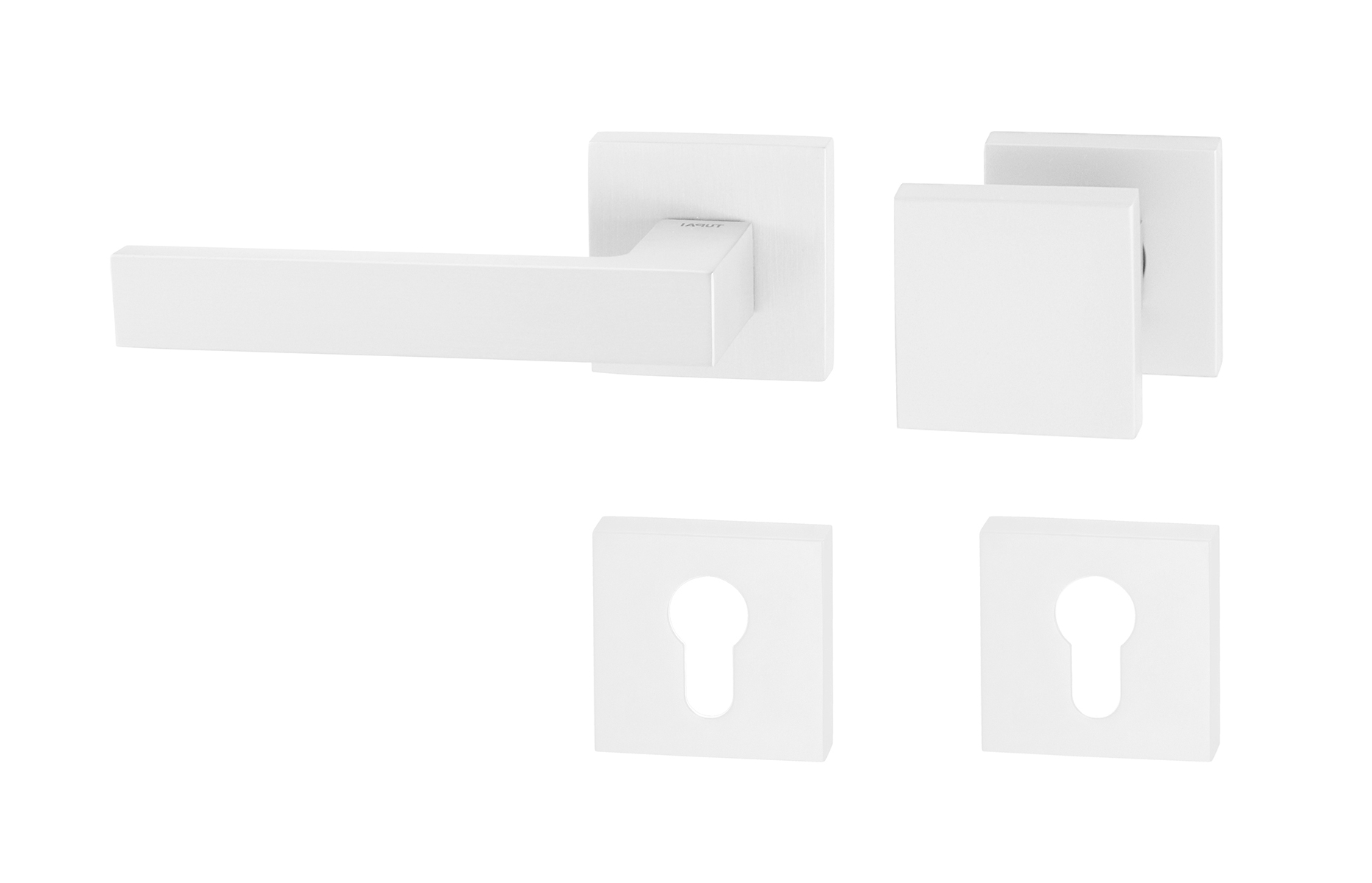 TI - SQUARE - HR 2275Q madlo/kľučka ľavá Biela matná