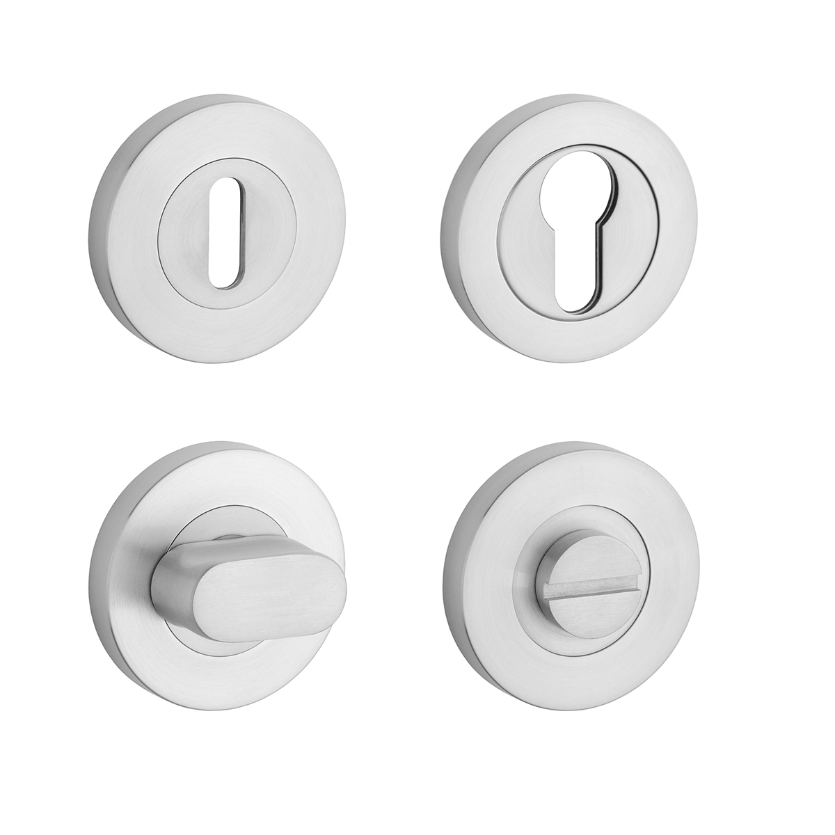 Rozeta ku kľučke SH - ROZETA OVAL - R PRO NEM - nerez matná (16) | MP-KOVANIA.sk