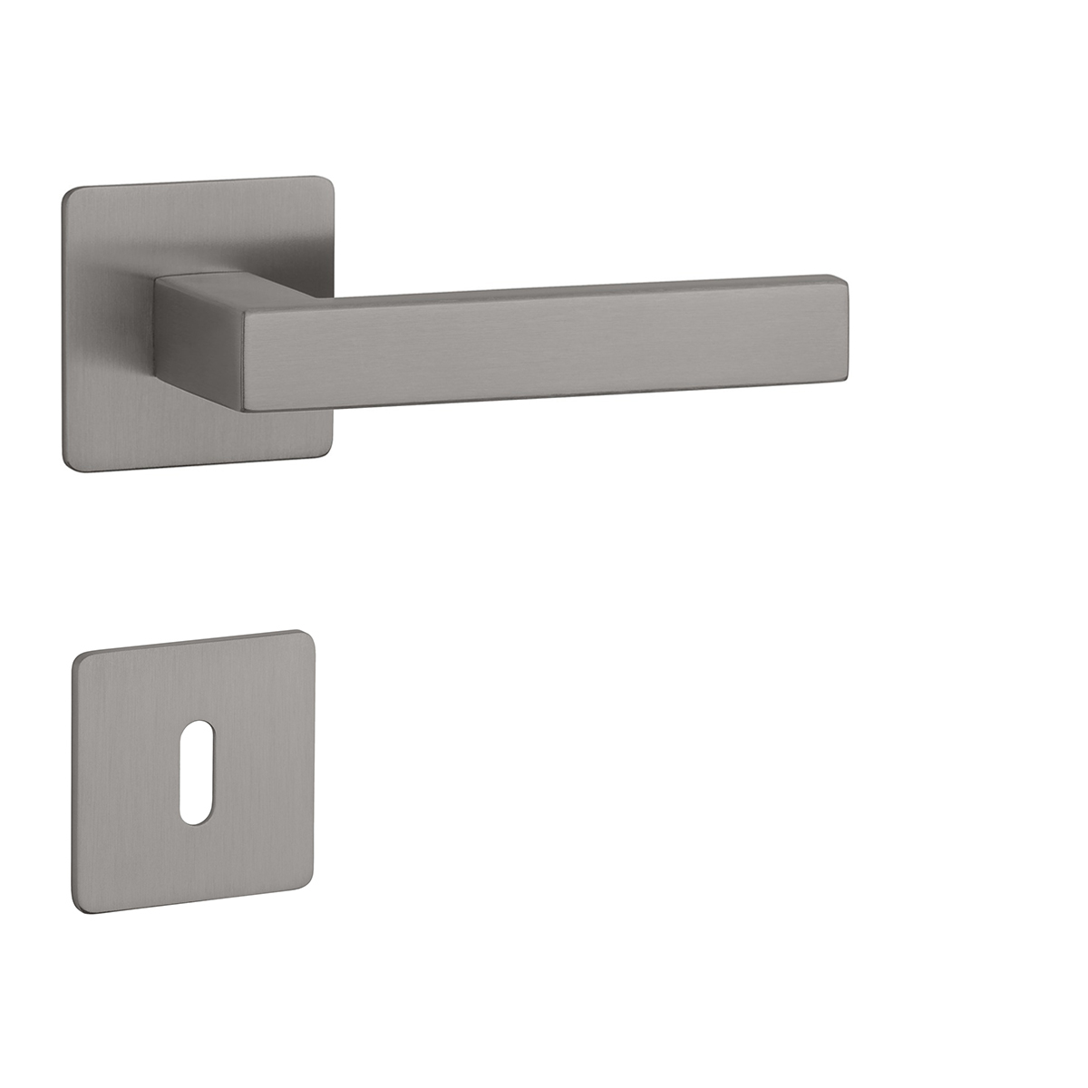 SH - KVADRAT - HR 1760 3SM kľučka/kľučka Grafit matný PVD