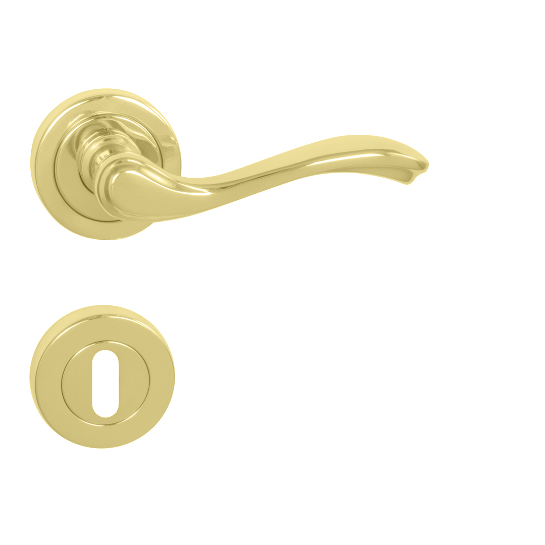 MT - BEAUTY - R (E) kľučka/kľučka Zlatá lesklá