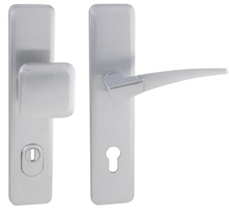 E-shop MI - QB SECUR/COMET PLUS - SH PZ PLUS s otvorom pre vložku, 92 mm, madlo/kľučka pravá
