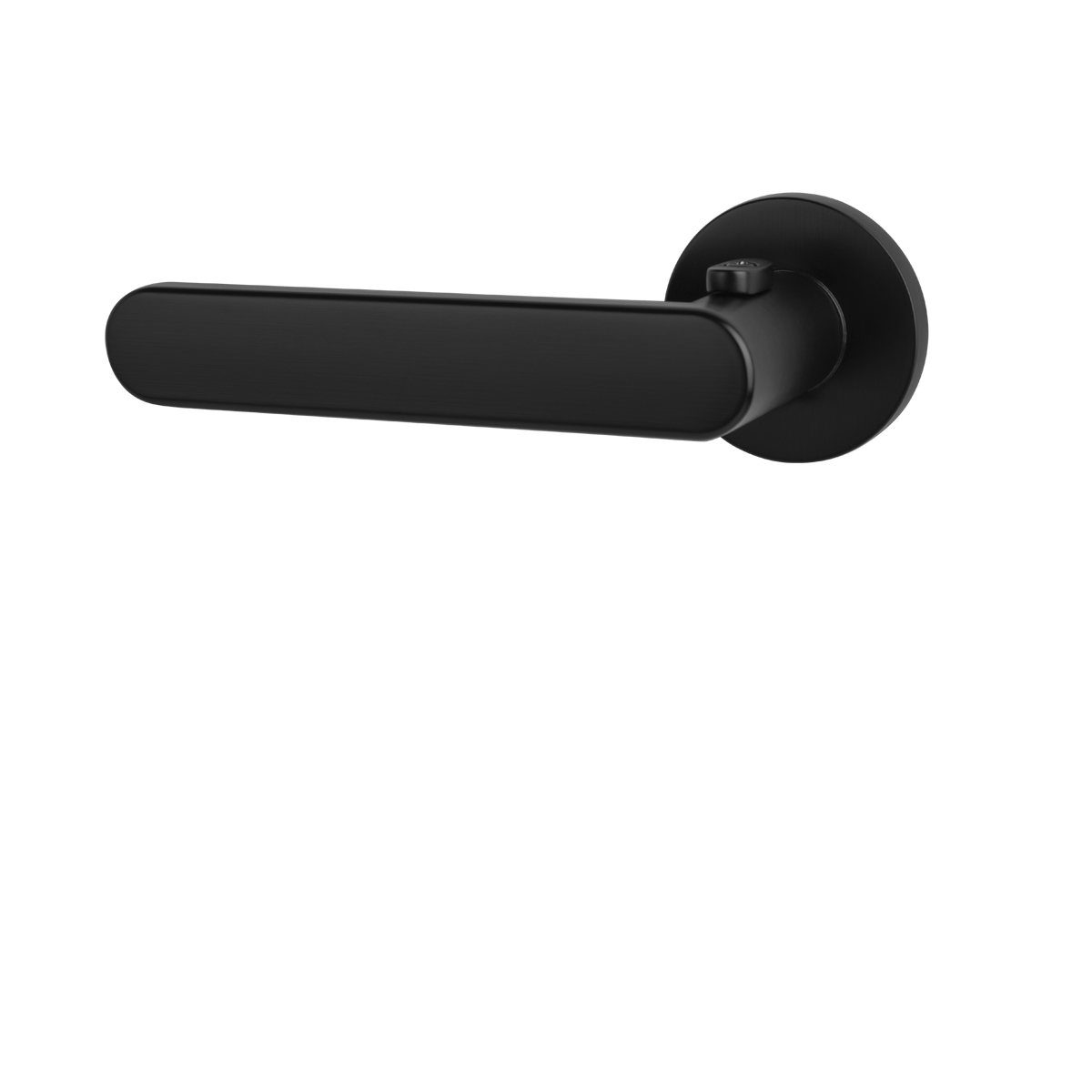 TI - ROUND - R 7S 3957 s uzamykaním, 38-45 mm kľučka/kľučka s uzamykaním ľavá Čierna matná