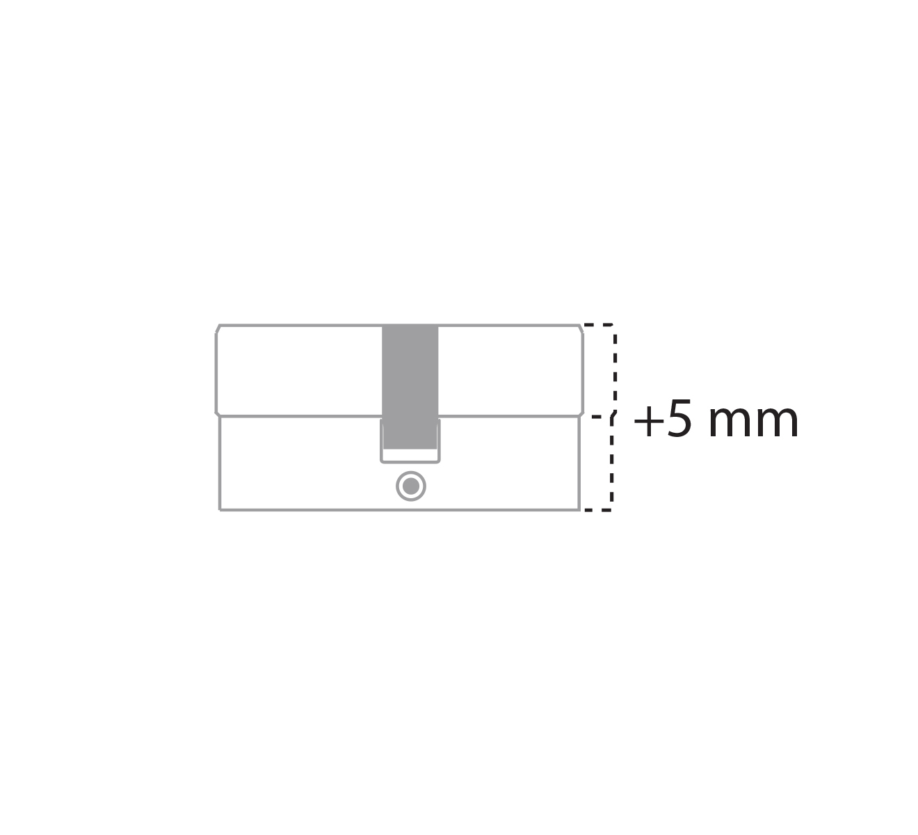 E-shop DK - Doplnková funkcia - Obojstranná vložka pre jamkové kľúče - 5 mm naviac