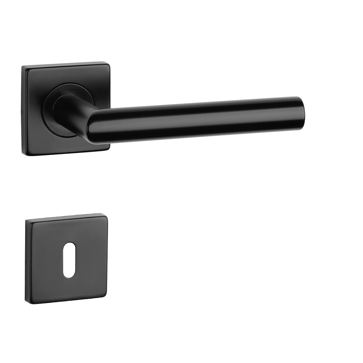 SM - KVADRAT - HR 1701 kľučka/kľučka Čierna matná
