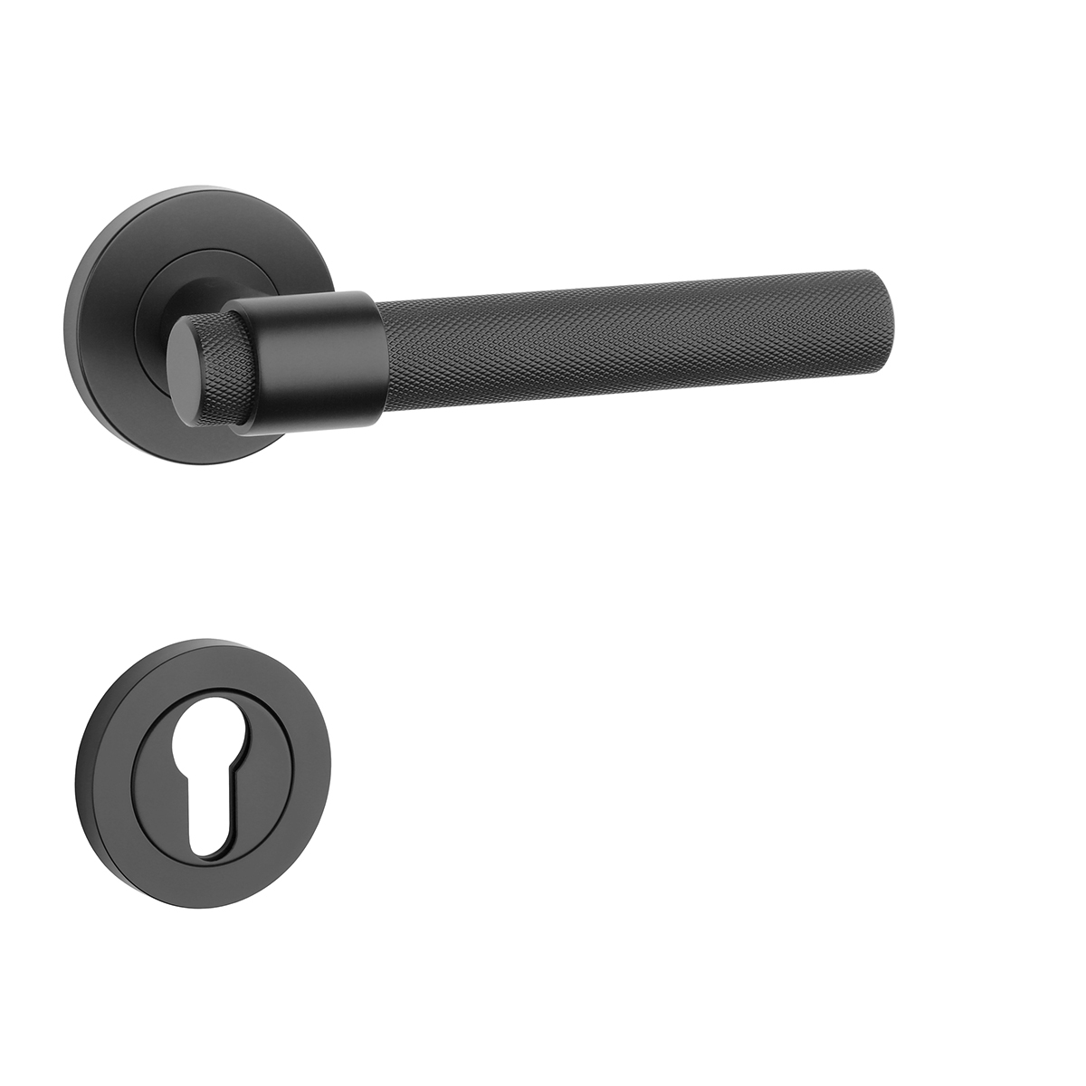SH - OVAL - R 1743 PRO kľučka/kľučka Čierna matná