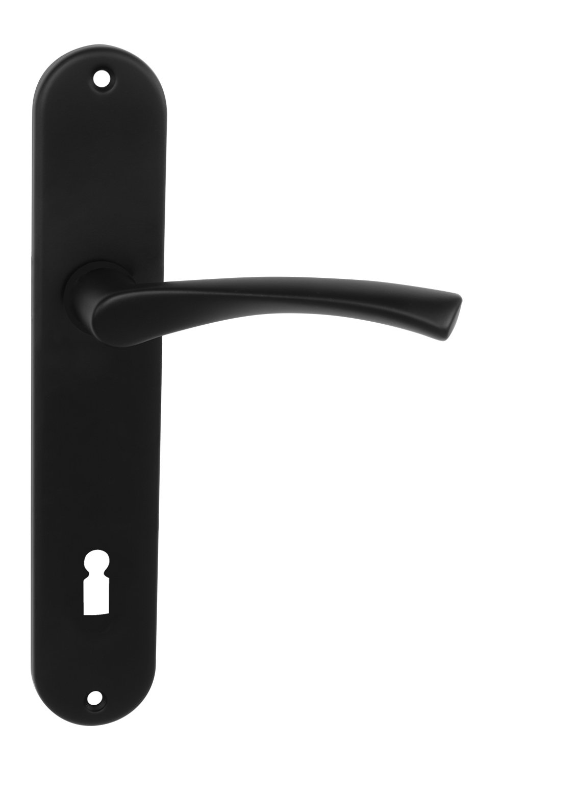 BA - TORNADO - SO kľučka/kľučka WC 72 mm Čierna matná