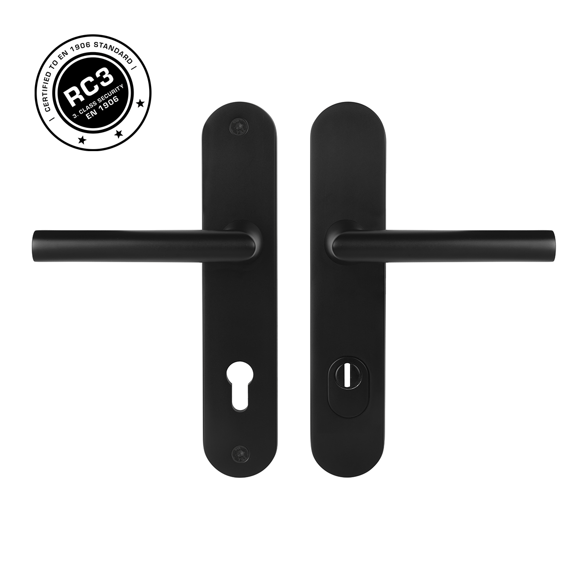 MPK - SECURO A01 PLUS - SO FAVORIT kľučka/kľučka 92 mm Čierna matná