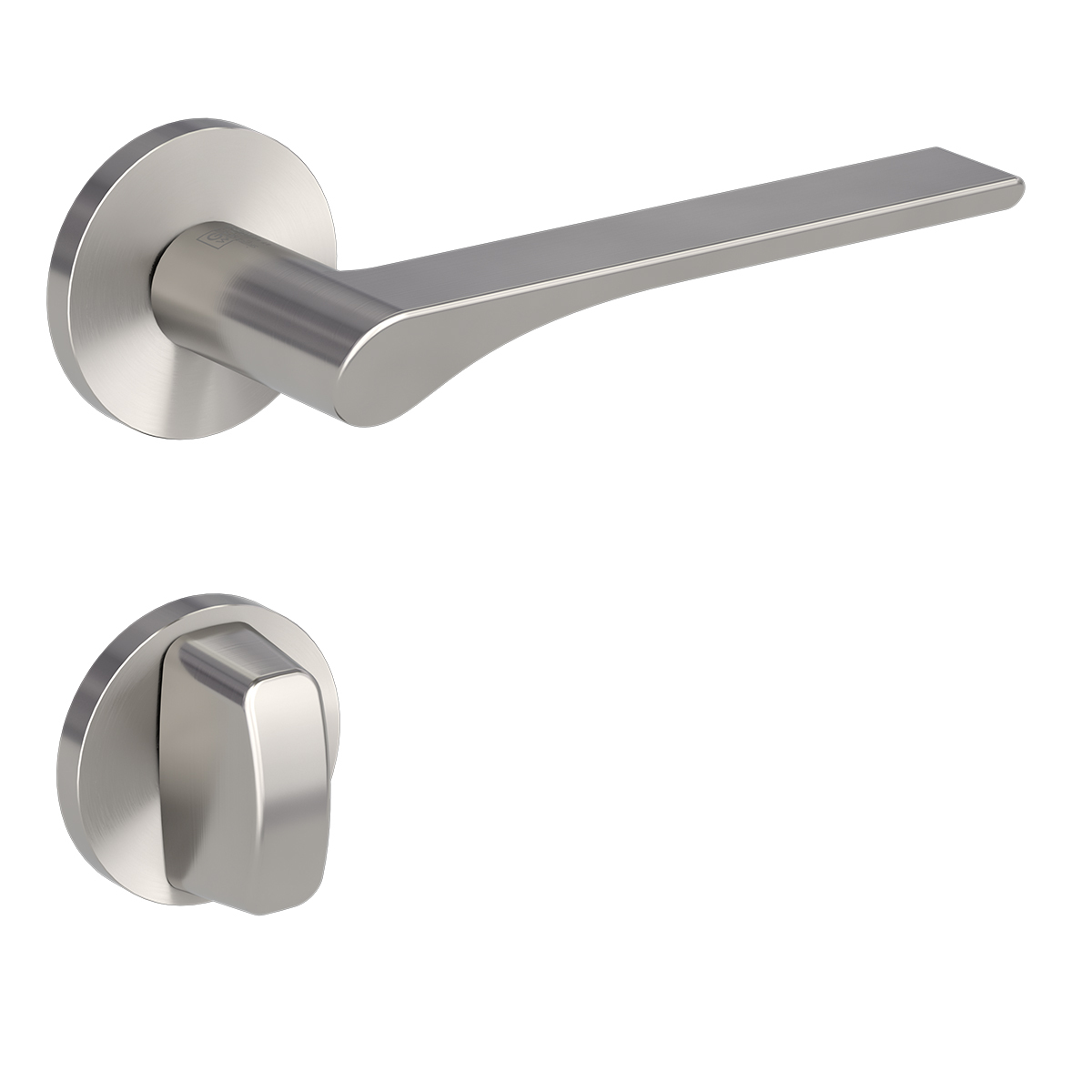 Kľučka na dvere GK - VAYA 261 LEAF LIGHT - R NIM - nikel matný (SG) | MP-KOVANIA.sk