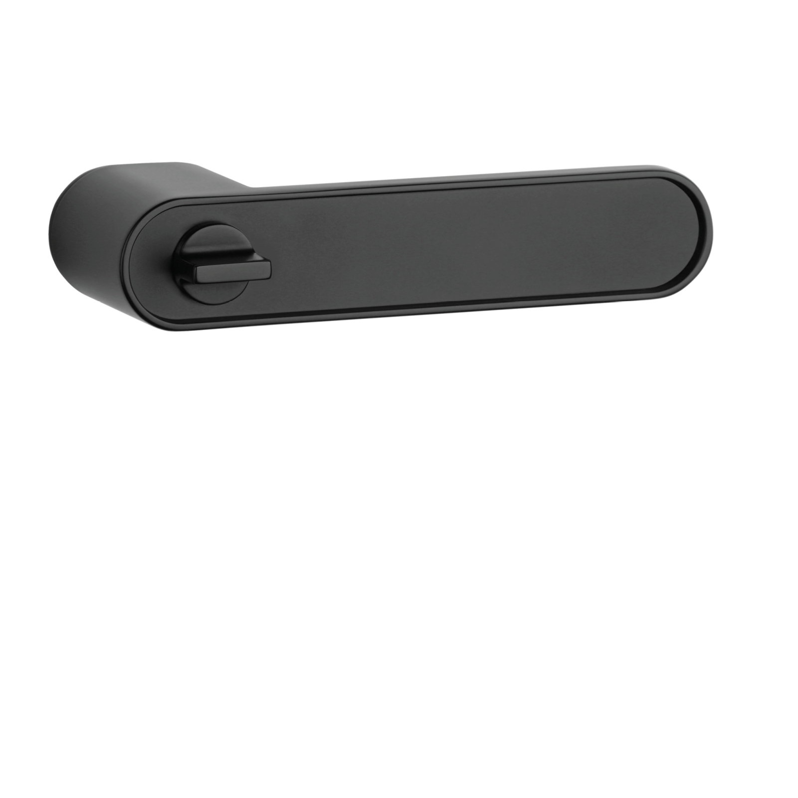 ASG - GUAVA - RT s uzamykaním kľučka/kľučka WC ľavá Čierna matná