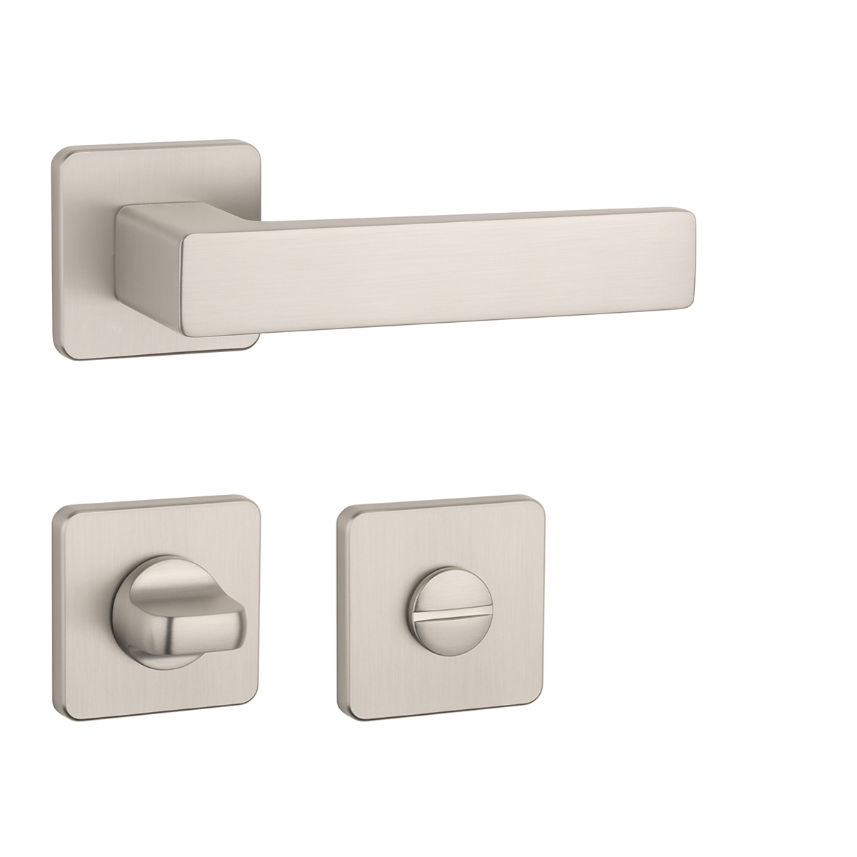 Kľučka na dvere AS - ERICA - HRR 7S NIM - nikel matný (SNM) | MP-KOVANIA.sk