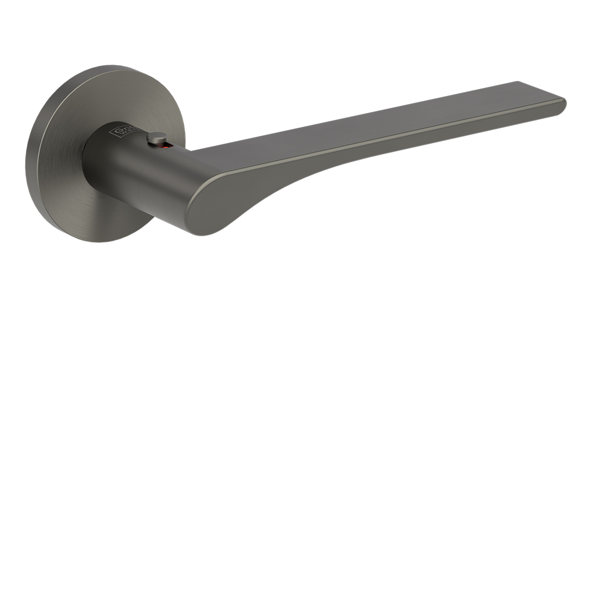 Kľučka na dvere GK - VAYA 261 LEAF LIGHT - R S2L s uzamykaním ANM - antracit matný (KG) | MP-KOVANIA.sk