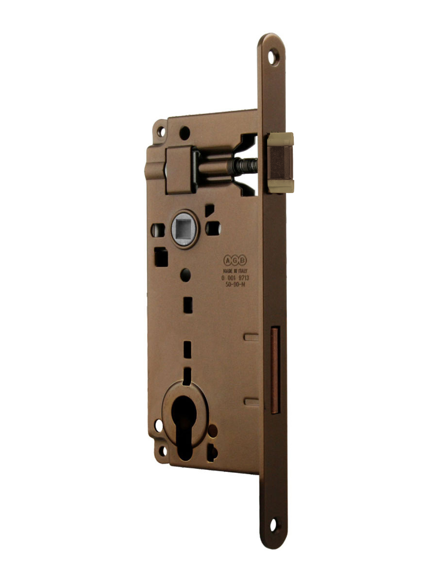 AGB - Zámok na dvere F18 - PZ BRM - bronz matný (22) | MP-KOVANIA.sk