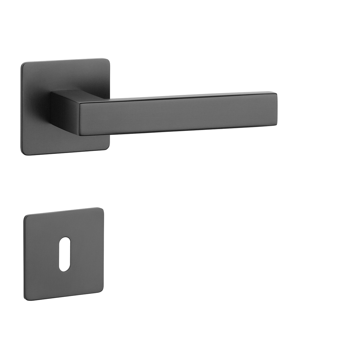 SH - KVADRAT - HR 1760 3SM kľučka/kľučka Čierna matná