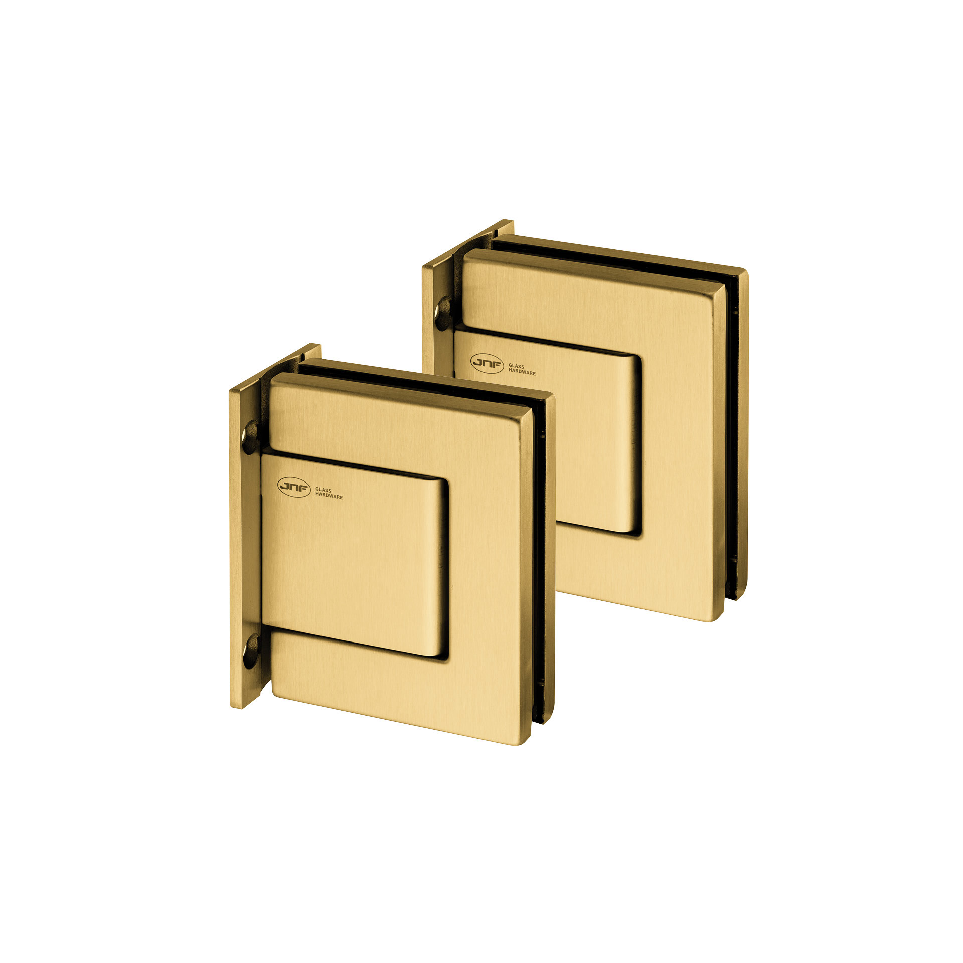 JNF - Hydraulický pánt na sklo IN.05.322 pár ZLM PVD - zlatá matná (TG) | MP-KOVANIA.sk
