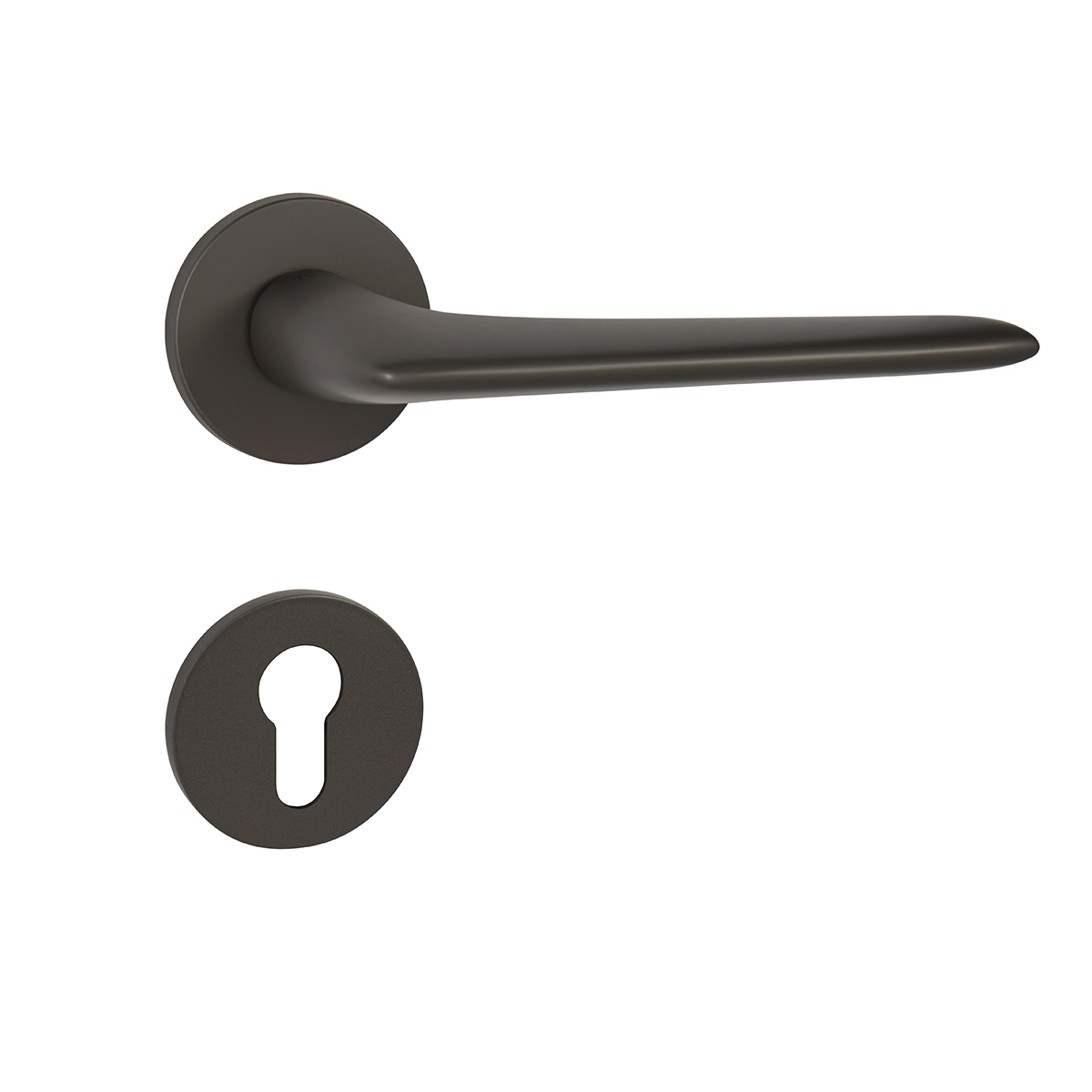 TI - OPTIMAL - R 4164 5S kľučka/kľučka Grafit matný