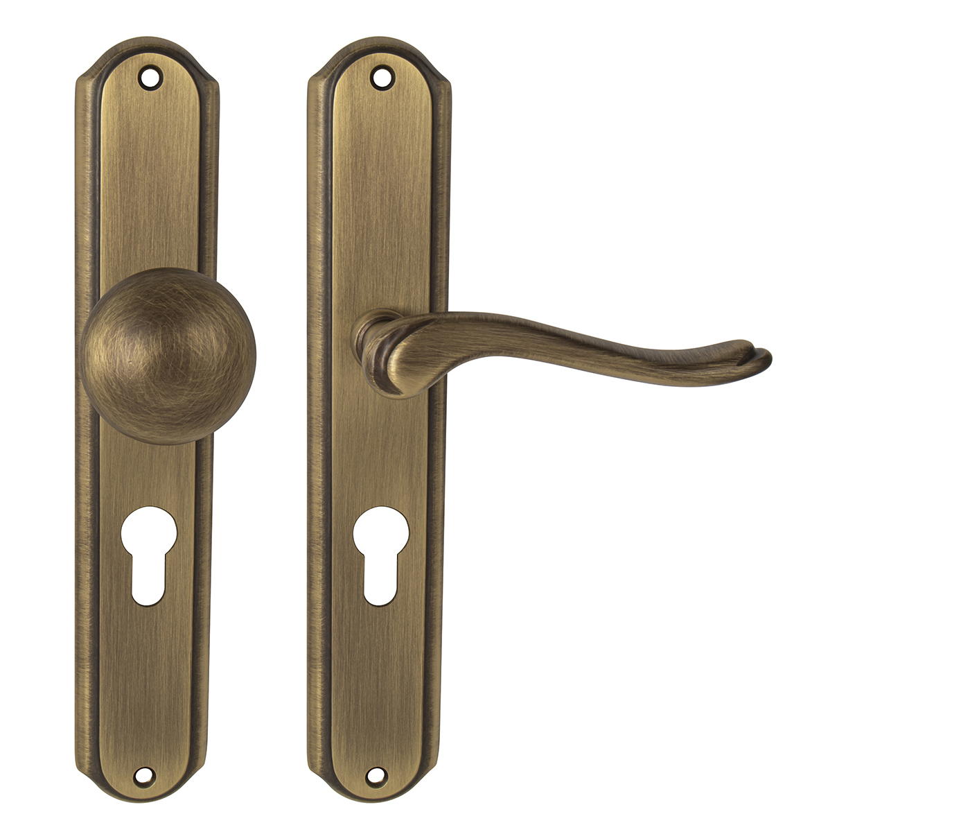 MP - ROMEO - SO guľa/kľučka pravá PZ 90 mm Bronz matný