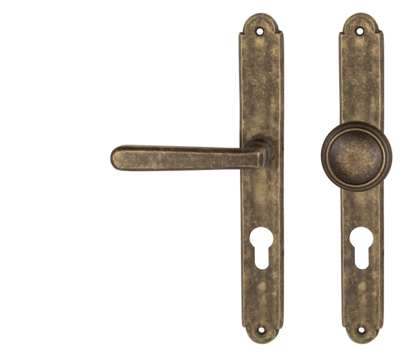NI - ALT WIEN - SO guľa/kľučka ľavá PZ 72 mm Bronz antik