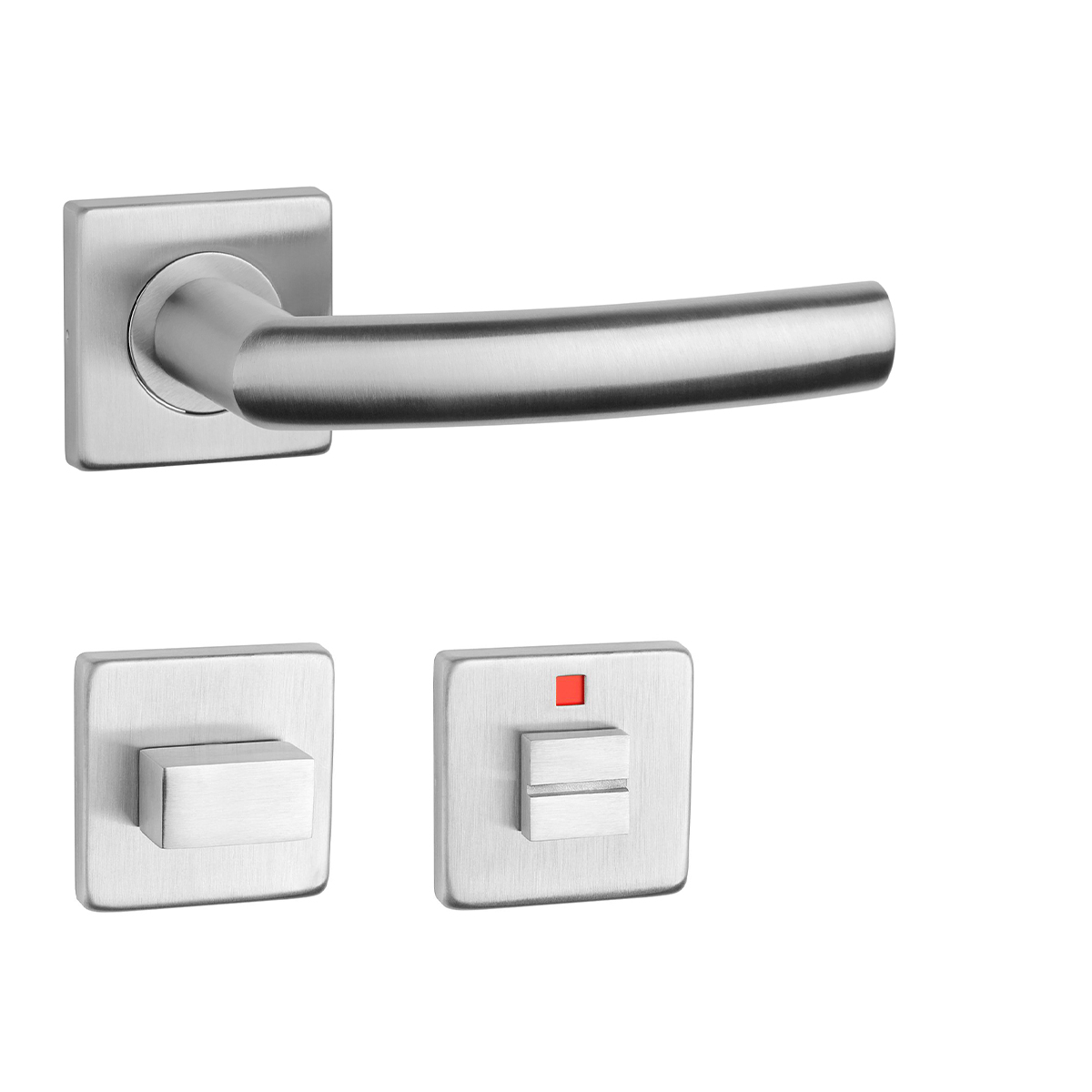 SM - KVADRAT - HR 1706 kľučka/kľučka Nerez matná