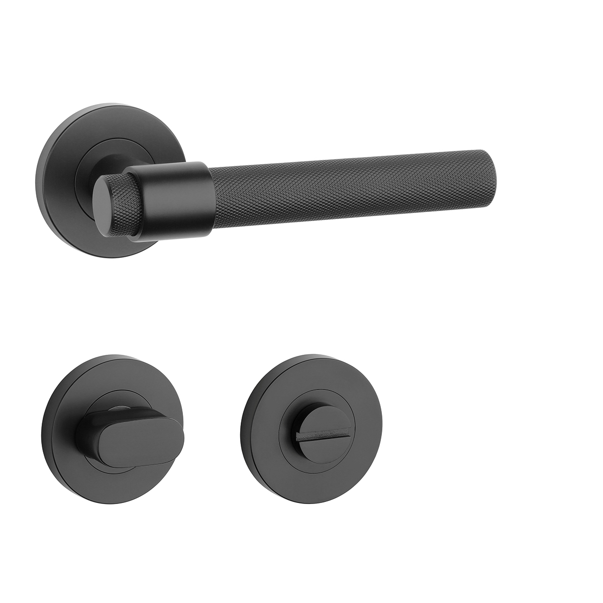 SH - OVAL - R 1743 PRO kľučka/kľučka Čierna matná