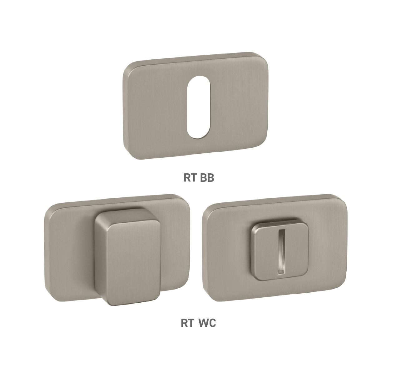 Rozeta ku kľučke MPK - ROZETA PERFECTA - RT NIM - nikel matný (MSN) | MP-KOVANIA.sk