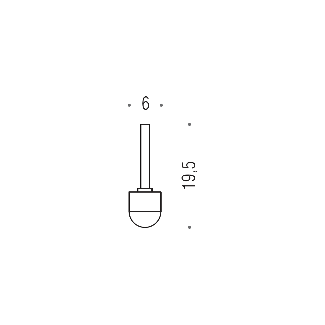 CB - BASIC B2757 - Náhradná hlavica na WC kefu