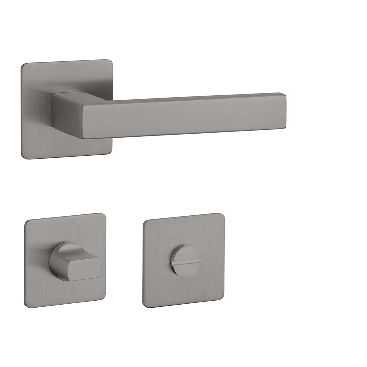 SH - KVADRAT - HR 1760 3SM kľučka/kľučka Grafit matný PVD