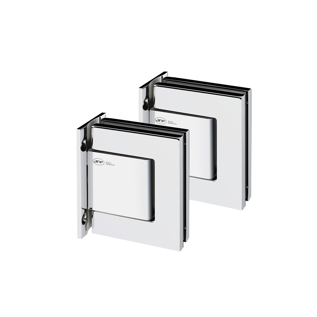 JNF - Hydraulický pánt na sklo IN.05.322 pár NEL - nerez lesklá (P) | MP-KOVANIA.sk