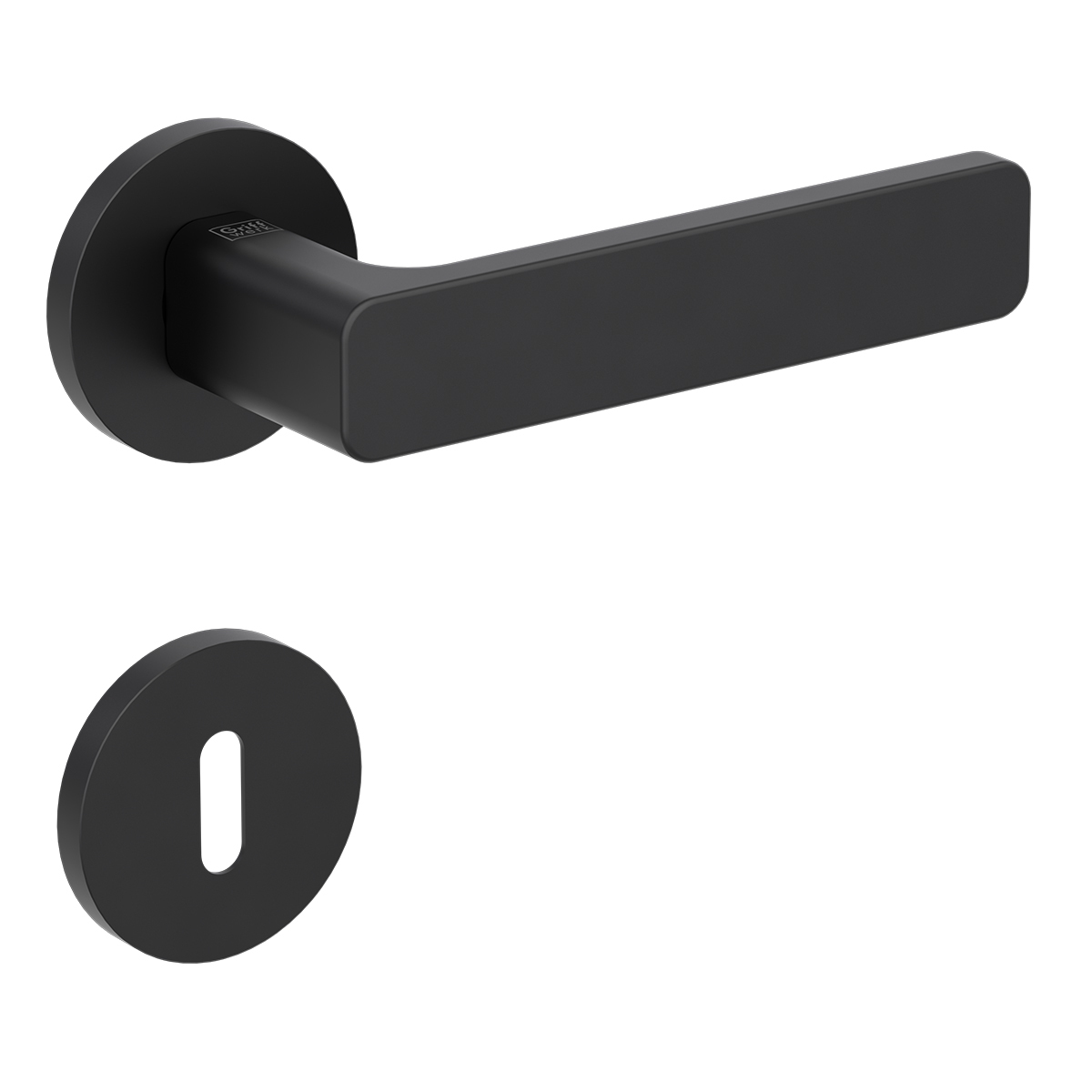 Kľučka na dvere GK - VAYA 265 MINIMAL MODERN - R CIM - čierna matná (GS) | MP-KOVANIA.sk