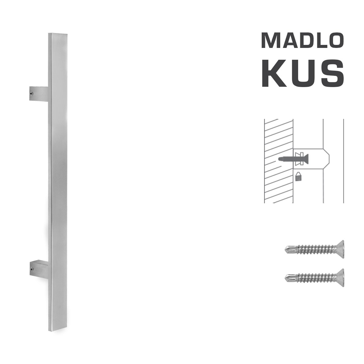FT - MADLO kód K41S 40x10 mm ST ks 600 mm, 40x10 mm, 800 mm