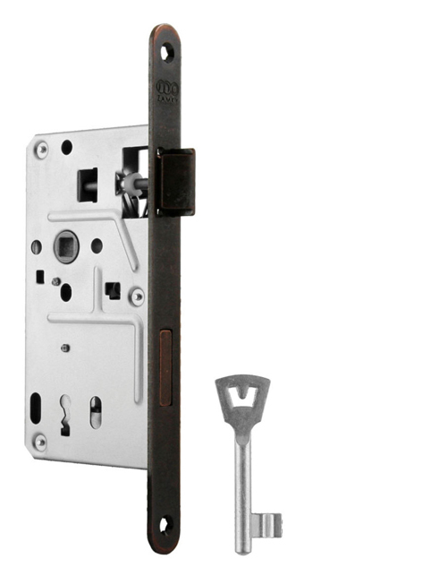 VR - Zámok na dvere 72 BB - 035/186 BB otvor pre kľúč, 72 mm