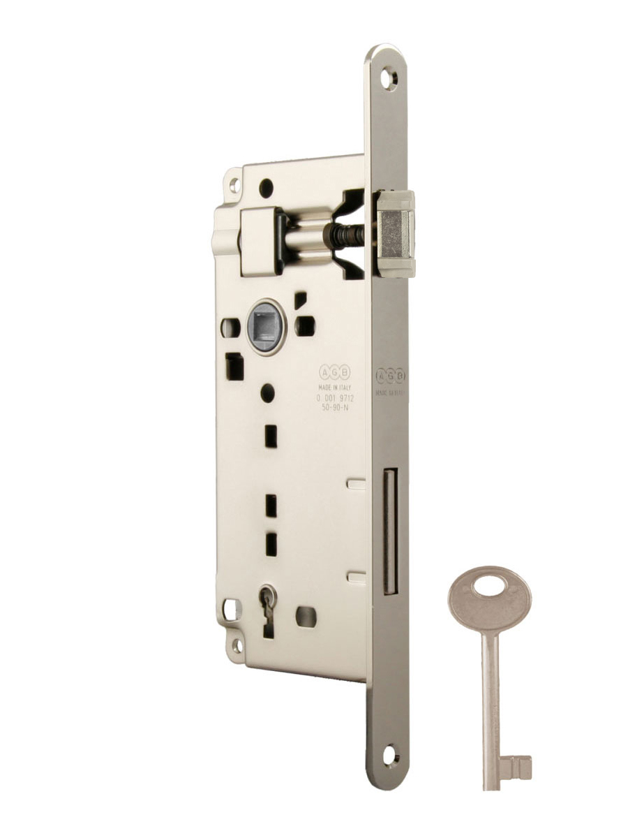 AGB - Zámok na dvere F18 - BB BB otvor pre kľúč, 90 mm