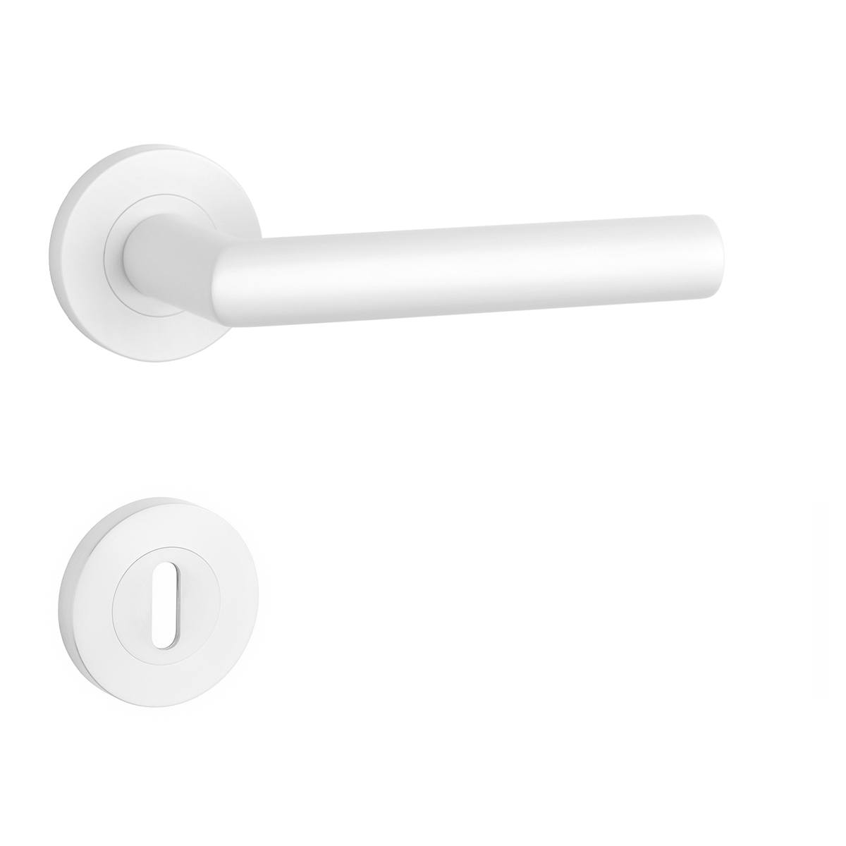 SH - OVAL - R 1740 PRO kľučka/kľučka Biela matná
