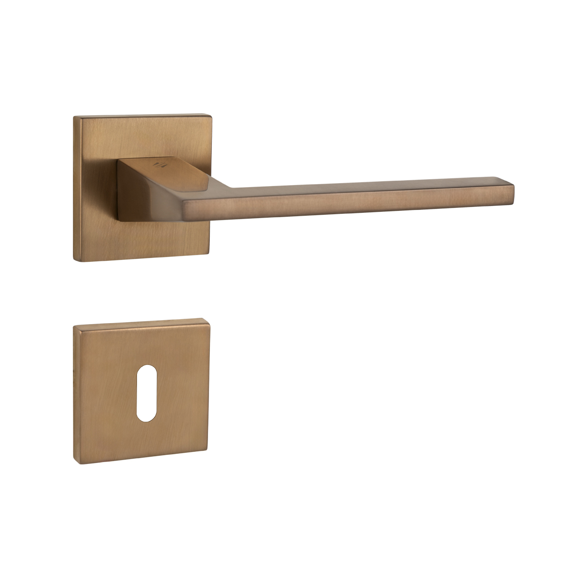 Kľučka na dvere CB - ELECTRA MS11 - HR MEM PVD - meď matná (VM) | MP-KOVANIA.sk