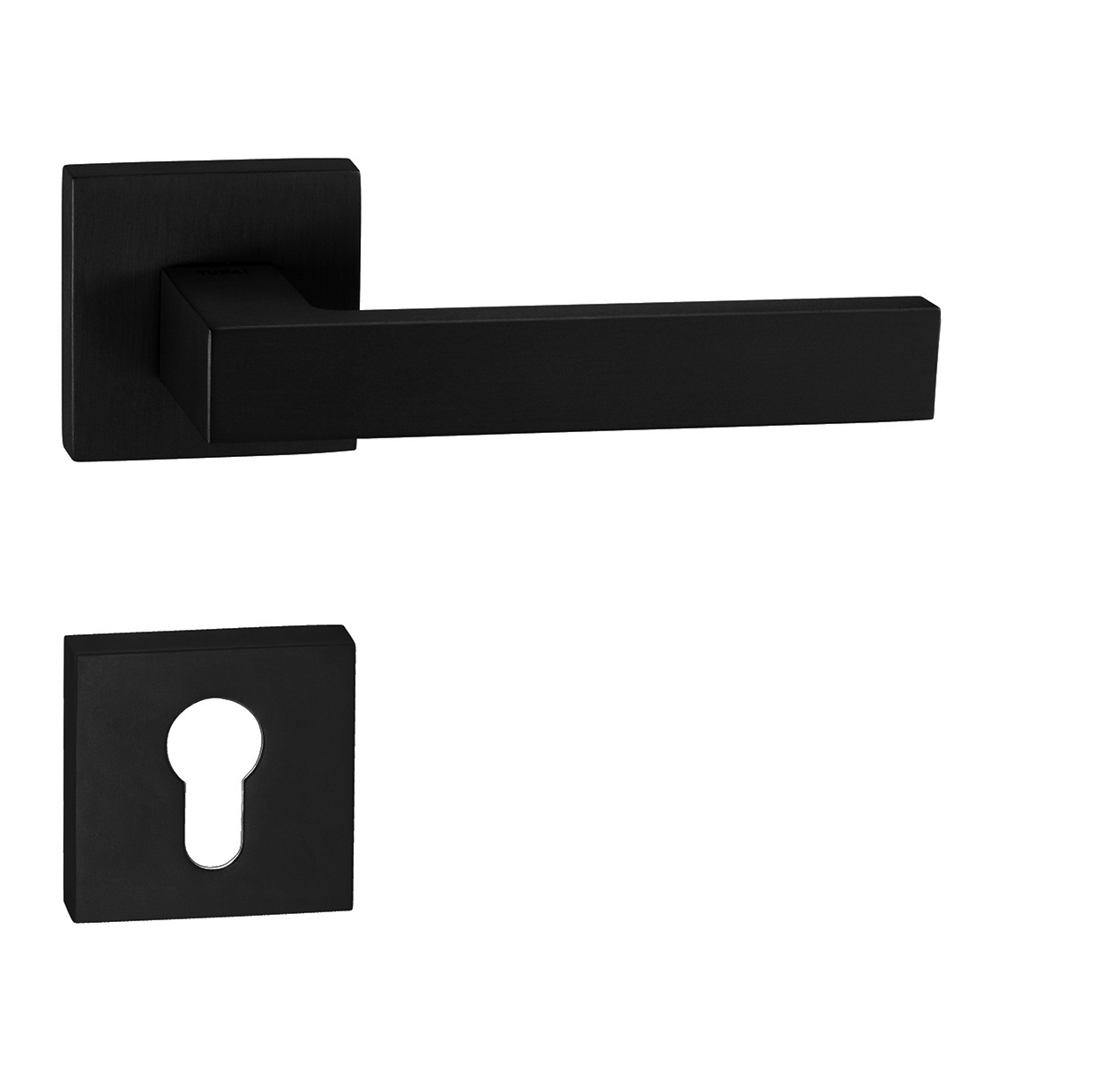 TI - SQUARE - HR 2275Q kľučka/kľučka Čierna matná