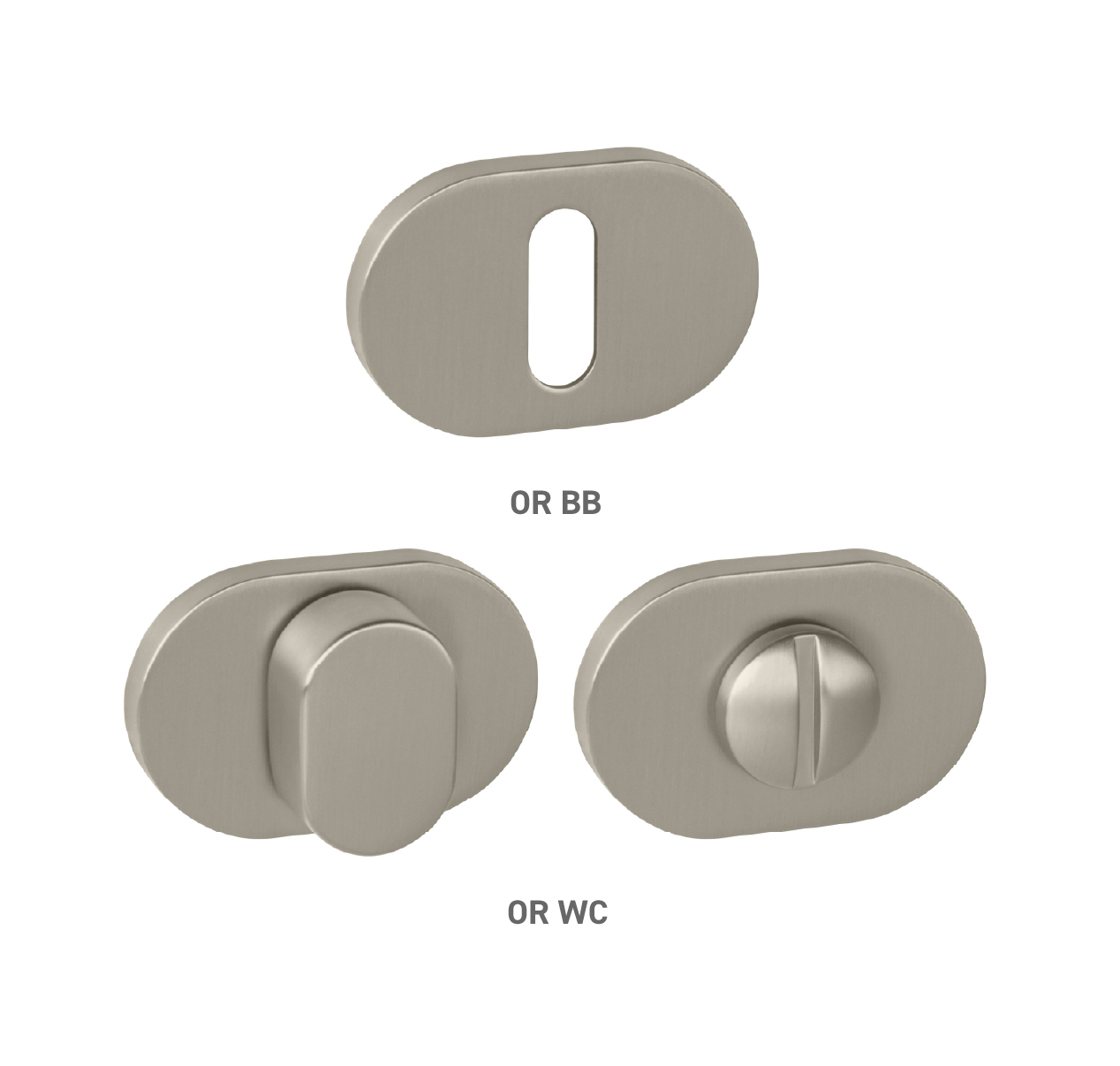 Rozeta ku kľučke MPK - ROZETA IMPRESSA - OR NIM - nikel matný (MSN) | MP-KOVANIA.sk