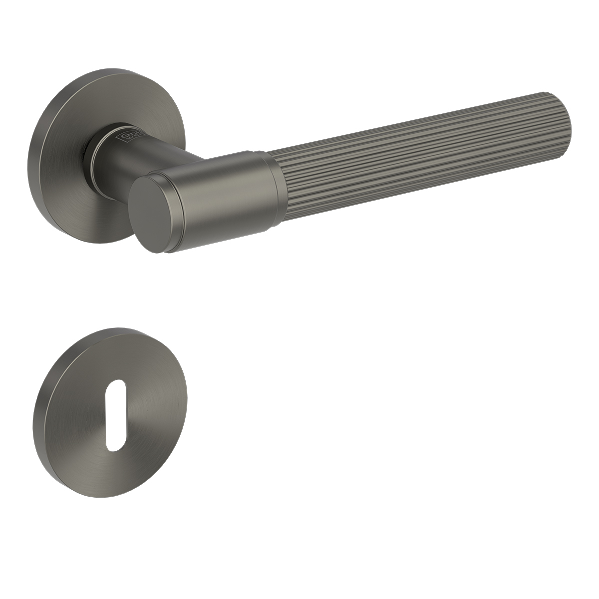 Kľučka na dvere GK - VAYA 136 ARIS - R ANM - antracit matný (KG) | MP-KOVANIA.sk