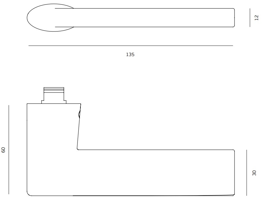 Kľučka na dvere JNF - DYNAMIC 240 - R  rozety WC|kľučka/kľučka