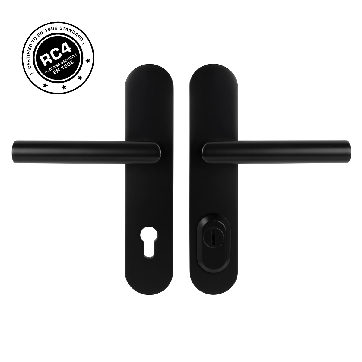 MPK - SECURO S01 PLUS - SO FAVORIT kľučka/kľučka 72 mm Čierna matná